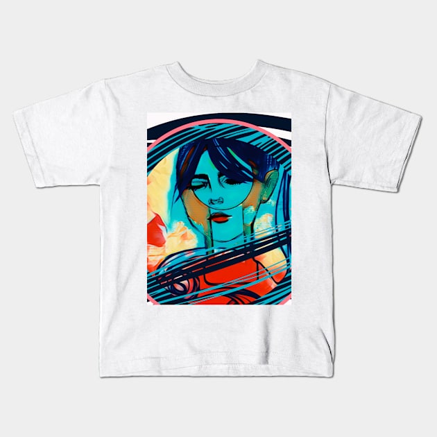 MidDreaming Kids T-Shirt by Kacha Naomi Gibbs